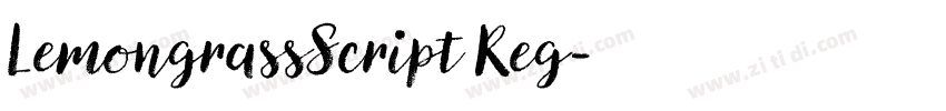 LemongrassScript Reg字体转换 LemongrassScript Reg字体转换